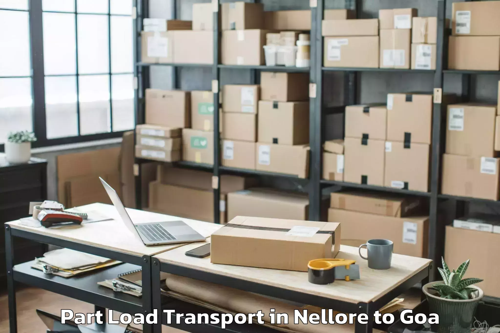 Hassle-Free Nellore to Bambolim Part Load Transport